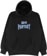 Sci-Fi Fantasy Biker Hoodie - black