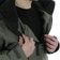 Thirtytwo Light Anorak Jacket - military - front detail 2