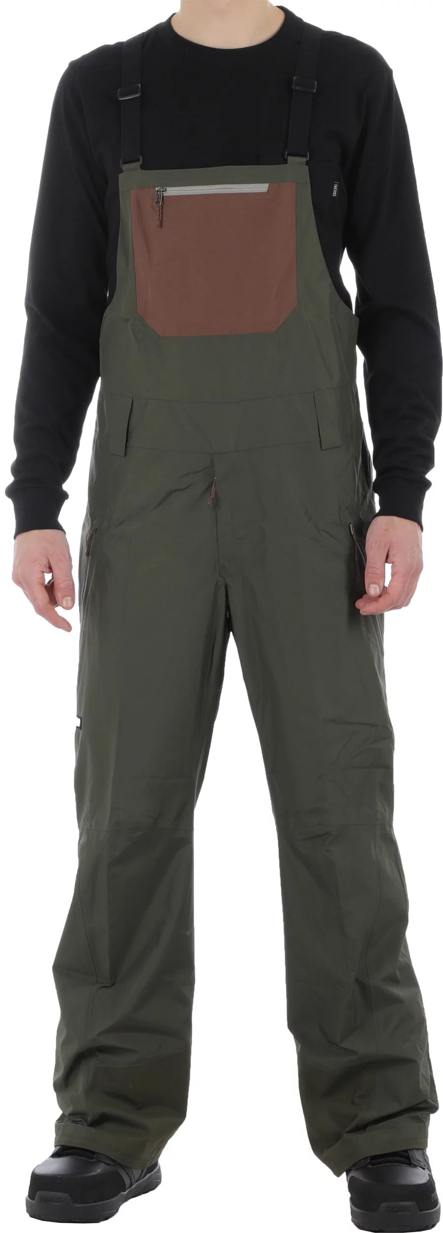 Patagonia Powder Town Bibs Pants - pine needle green | Tactics