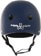 Triple Eight Deep Cover Skate Helmet - navy matte - reverse