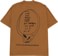 Turtle Island Mind Expansion I Win T-Shirt - brass - reverse