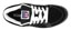 Etnies Sal 23 Skate Shoes - black/white - top
