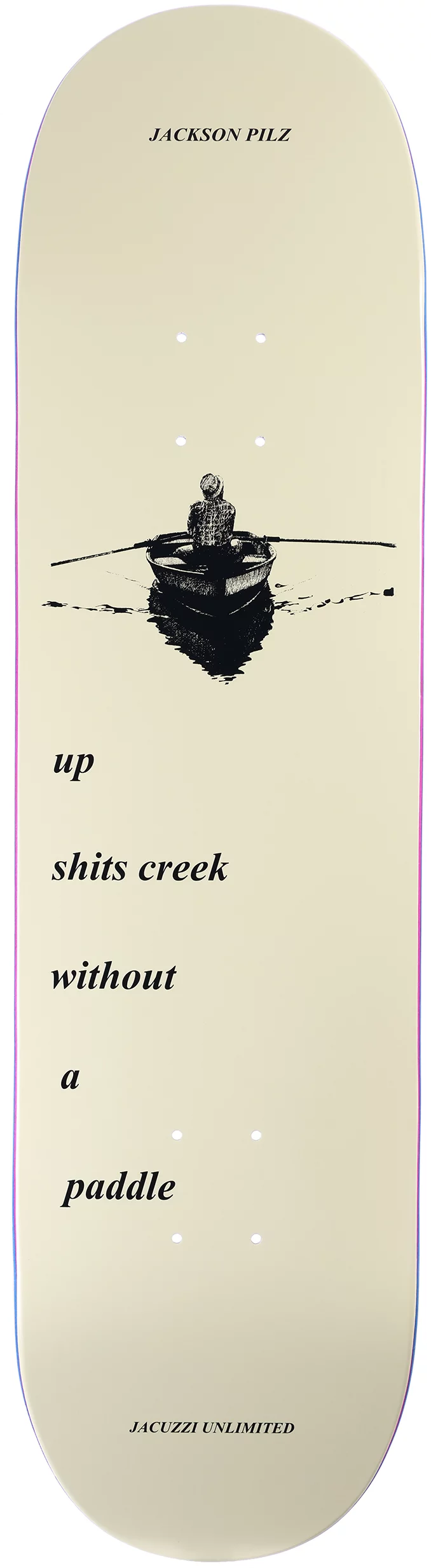 Jacuzzi Unlimited Pilz Shits Creek 8.5 Skateboard Deck | Tactics