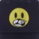 Limosine Smiley Snapback Hat - navy - front detail