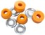 Independent Genuine Cylinder Cushions Skateboard Bushings (2 Truck Set) - orange (medium) - set