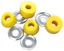 Independent Genuine Cylinder Cushions Skateboard Bushings (2 Truck Set) - yellow (super hard) - set