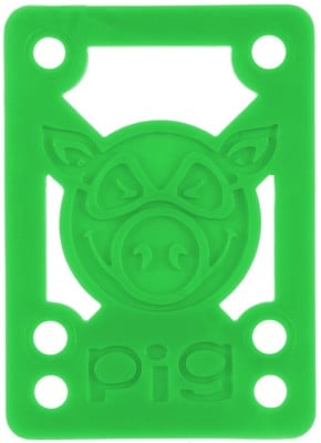Pig Pile Skateboard Risers - green - view large