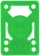 Pig Pile Skateboard Risers - green