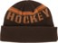 Hockey Friendly Beanie - brown
