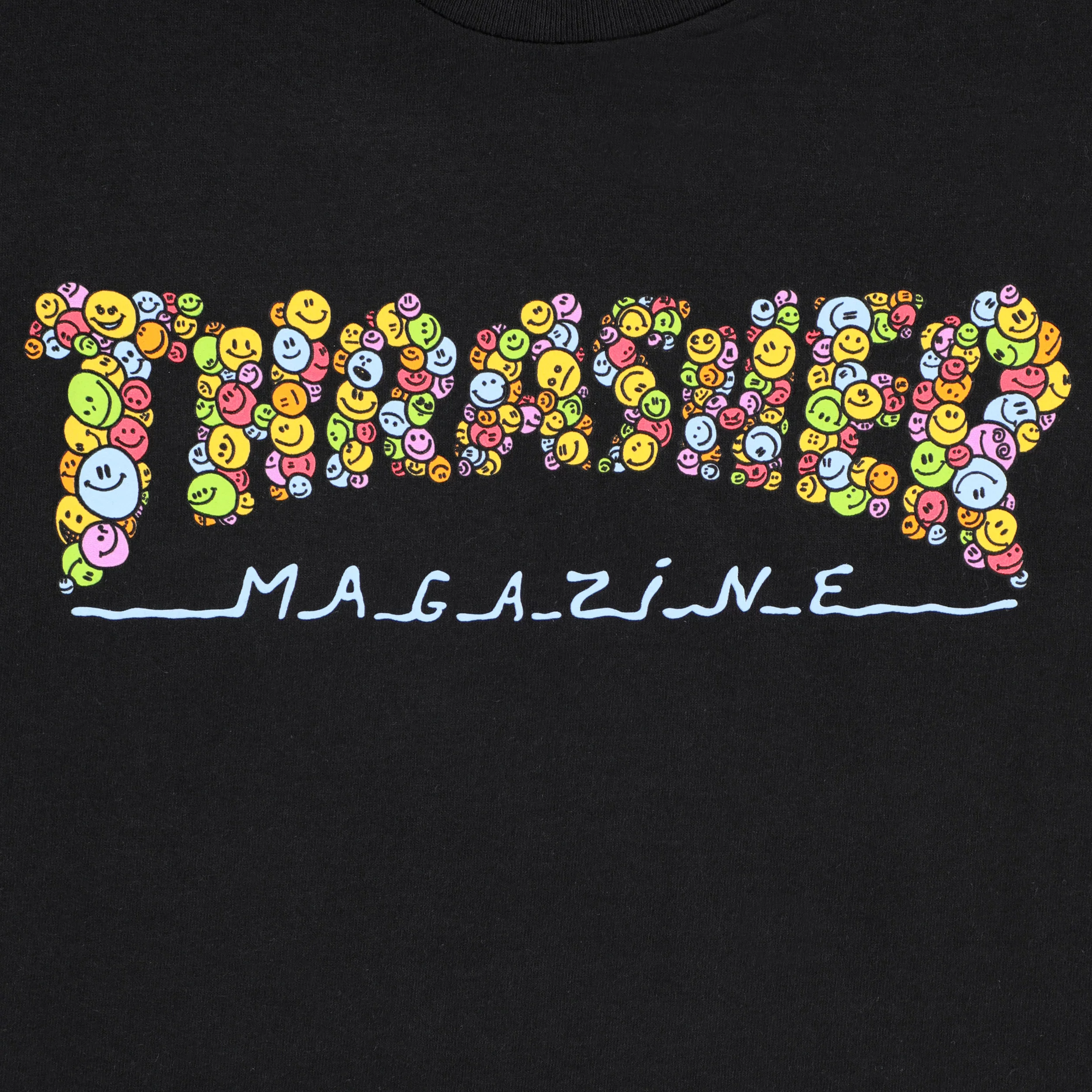 ★Thrasher Smile By Spanky T-Shirt 関税込★ Thrasher Smile By Spanky T-Shirt - black | Tactics