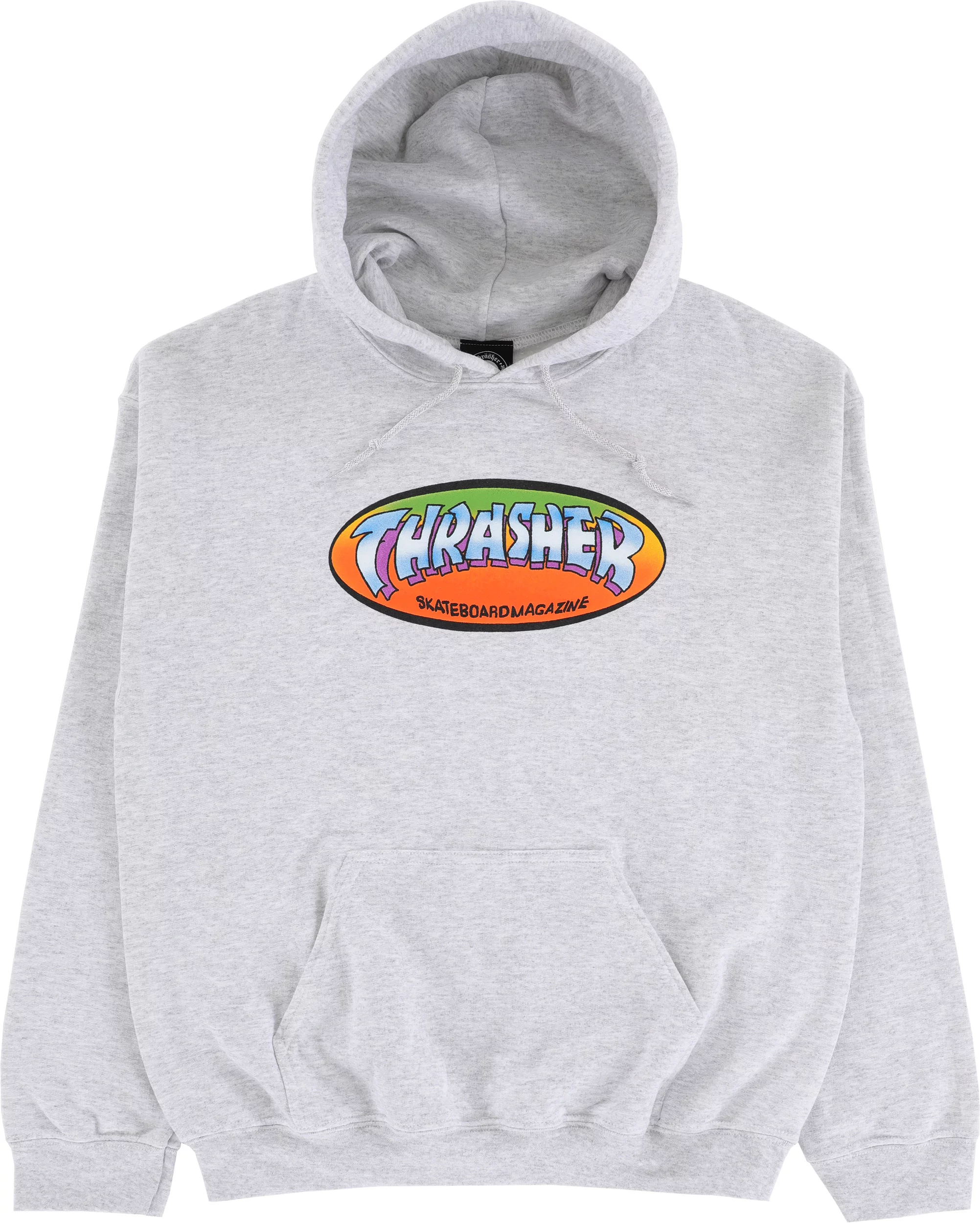 Hoodie Thrasher Sweat Gris Sweatshirts Thrasher Magazine Logo Zip