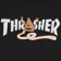 Thrasher Toy Machine Pyramid T-Shirt - black - front detail