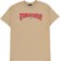 Thrasher Chains By Daniel Shepard T-Shirt - tan