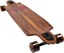 Arbor Dropcruiser Flagship 38" Complete Longboard - palisander red / black trucks / trans amber wheels - angle