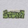 Stunt Stunt Buck Hoodie - heather grey - front detail