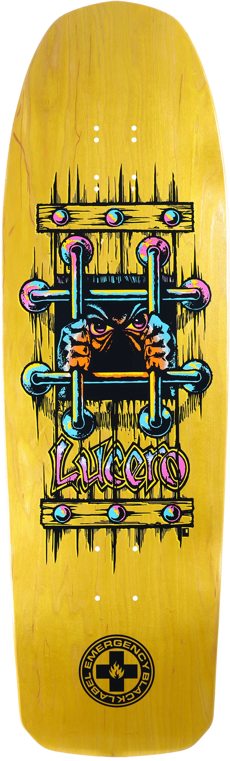 Black Label Lucero OG Bars 10.0 Cross Skateboard Deck | Tactics