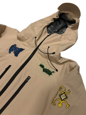 スノーボード LOGO QUILTING COLLAR JACKET KHAKI LOGO QUILTING COLLAR JACKET KHAKI スノーボード