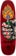 Black Label Hassan Fire It Up 9.25 Black Widow Skateboard Deck - red