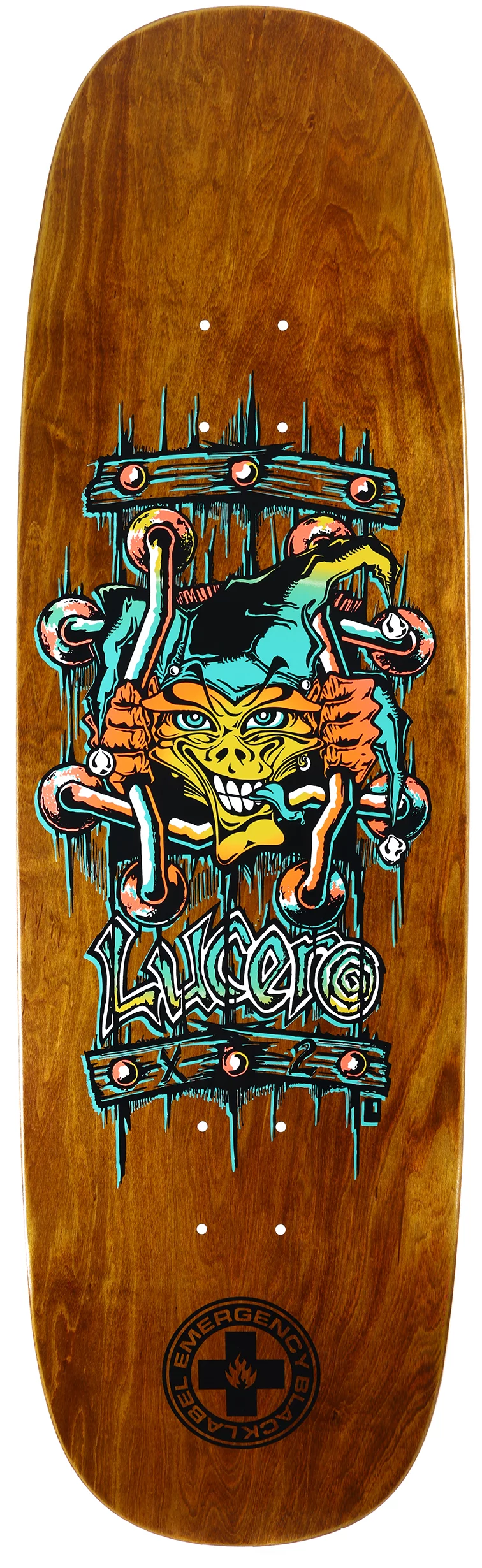 Black Label Lucero X2 9.5 Tugboat Skateboard Deck | Tactics
