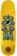 Black Label Lucero X2 9.5 Tugboat Skateboard Deck - yellow