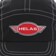 Helas Seams 5-Panel Hat - black - front detail