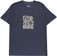 RVCA Mosaic T-Shirt - moody blue