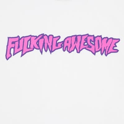 Fucking Awesome 2025 Stamp Logo T-Shirt - white | Tactics