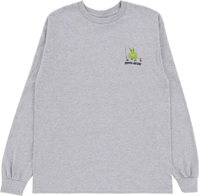 Fucking Awesome Drunk And Sad L/S T-Shirt - heather grey