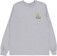 Fucking Awesome Drunk And Sad L/S T-Shirt - heather grey - front
