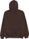 Fucking Awesome Mouth Girl Hoodie - brown - reverse