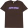 Fucking Awesome 2025 Stamp Logo T-Shirt - brown