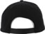 Santa Cruz Cruz Label Snapback Hat - black - reverse