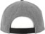 Santa Cruz Flame Ringed Dot Snapback Hat - black/grey - reverse