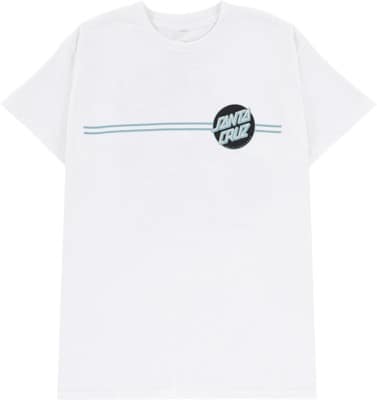 Santa Cruz Johnson Beast Wagon Stripes T-Shirt - white | Tactics