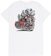 Santa Cruz Johnson Beast Wagon Stripes T-Shirt - white - reverse