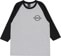 Independent Bar-Rier 3/4 Sleeve T-Shirt - sport grey/black - front