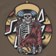 Santa Cruz Guzman Dining Dot T-Shirt - olive - reverse detail