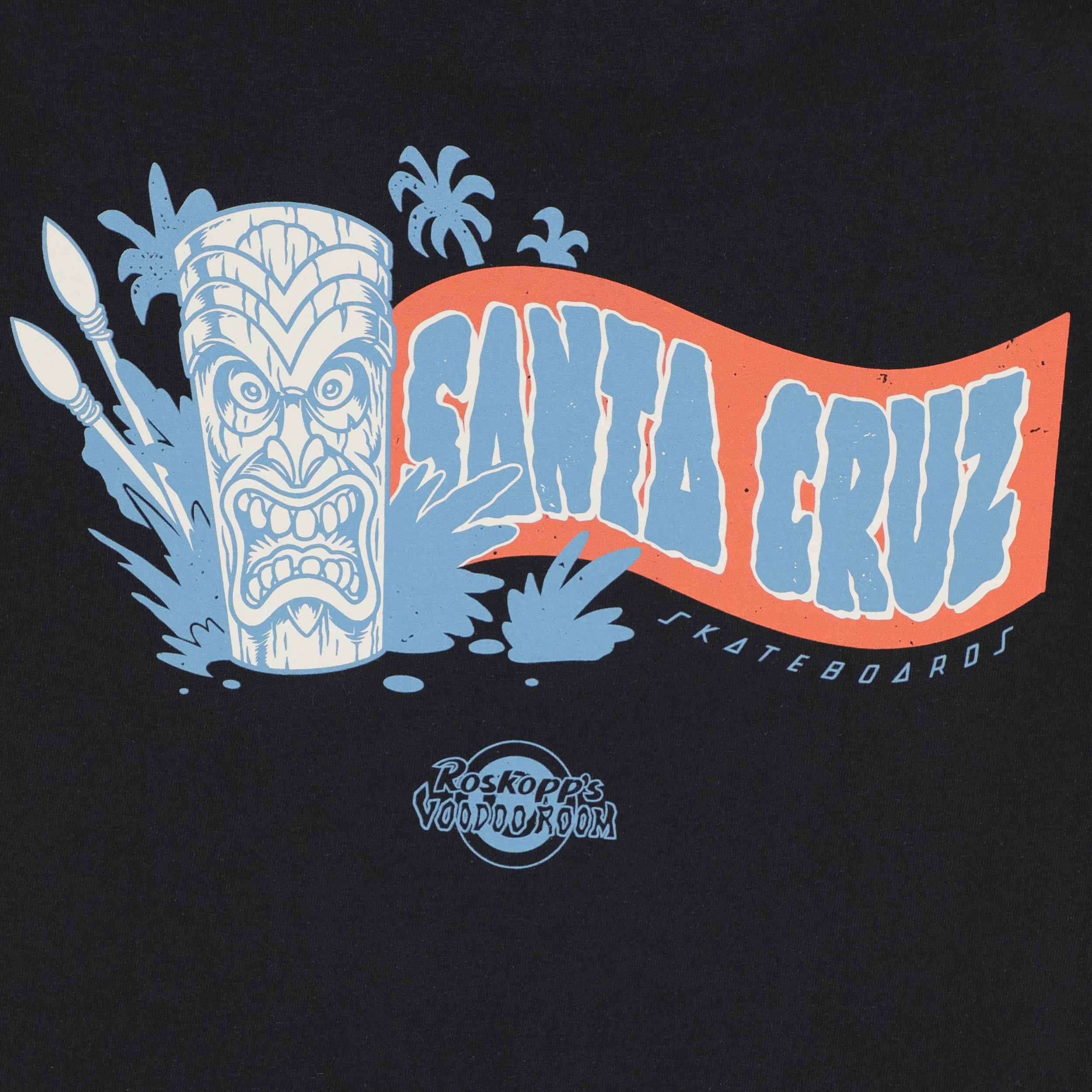 ★Santa Cruz Roskopp Voodoo Room T-Shirt 関税込★ Santa Cruz Roskopp Voodoo Room T-Shirt - black | Tactics