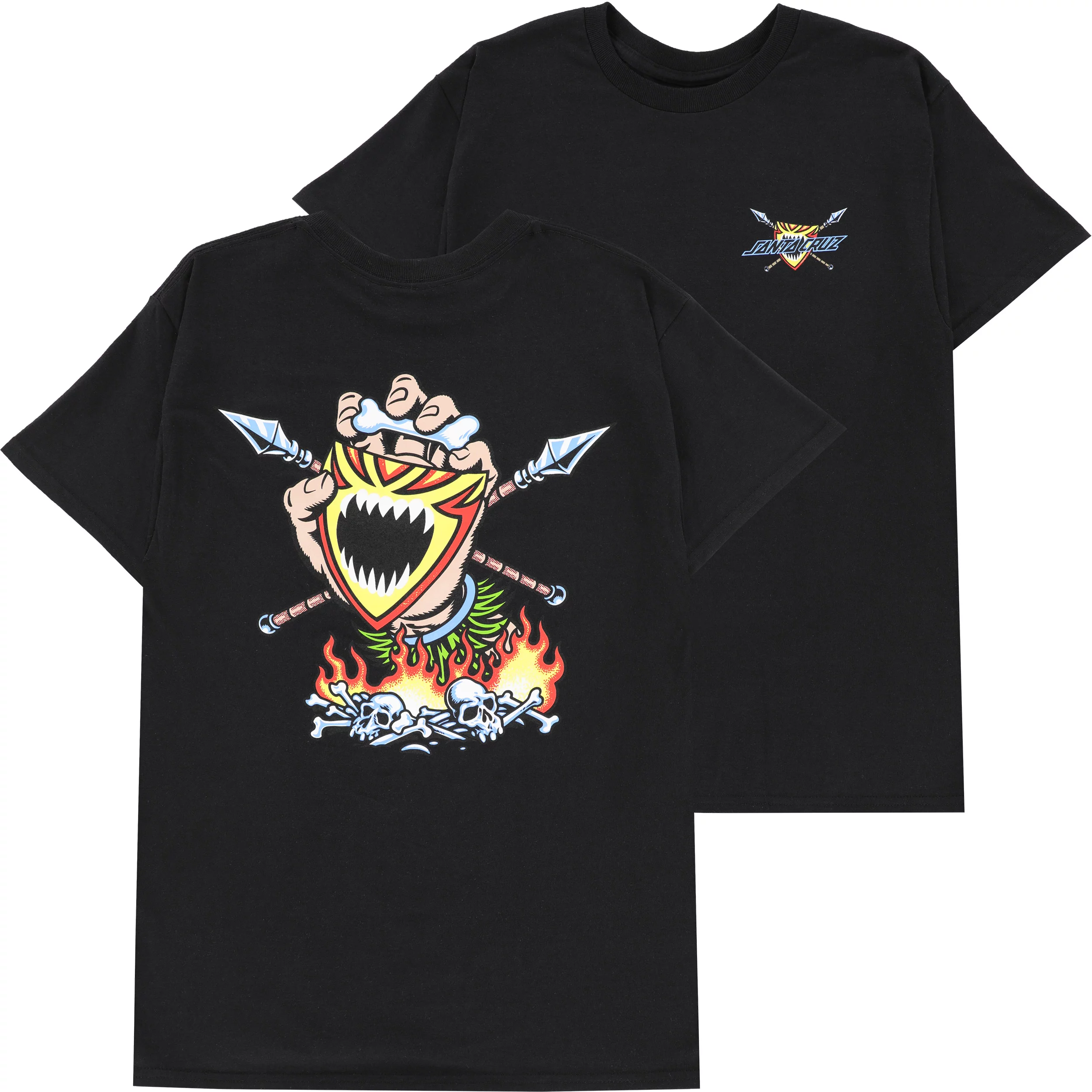 ★Santa Cruz Salba Screaming Witch Doctor T-Shirt 関税込★ Santa Cruz Salba Screaming Witch Doctor T-Shirt - black