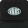 Vans Spray On Jockey Velcro Strapback Hat - black - front detail