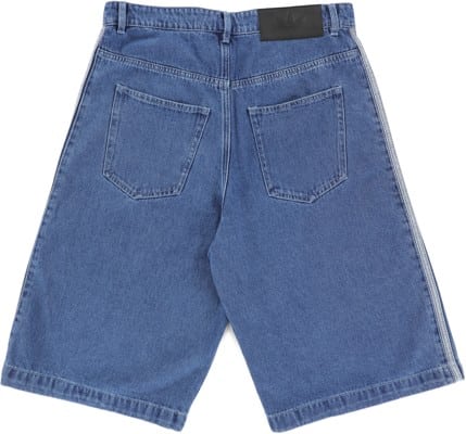 ショートパンツ [Adidas] Adicolor Denim Firebird Shorts : Indigo Denim adidas Adicolor Denim Firebird Shorts - Blue | Free Shipping