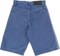 Adidas Adicolor Denim Firebird Shorts - medium denim blue - reverse