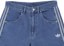 Adidas Adicolor Denim Firebird Shorts - medium denim blue - alternate front