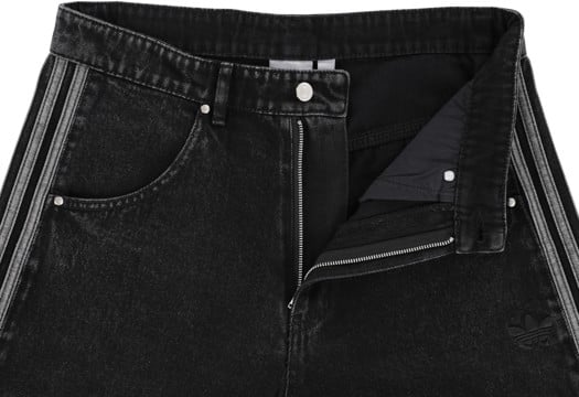 Adidas Adicolor Denim Firebird Shorts - true black denim