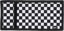 Vans Slipped Tri-Fold Wallet - black-white check - reverse
