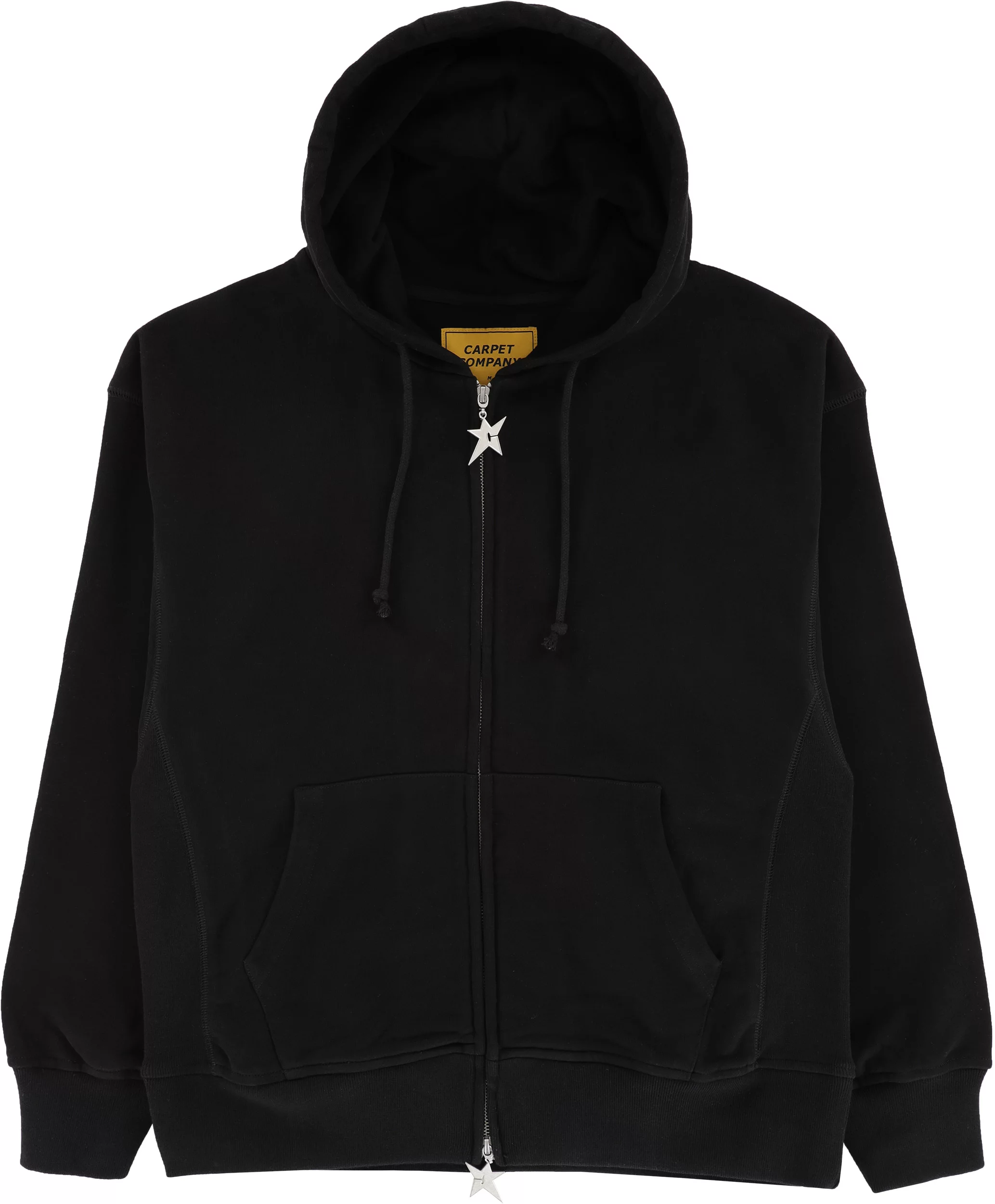 Carpet Big C-Star Double Zip Hoodie - black | Tactics