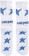 Carpet C-Star Sock - white/blue - reverse