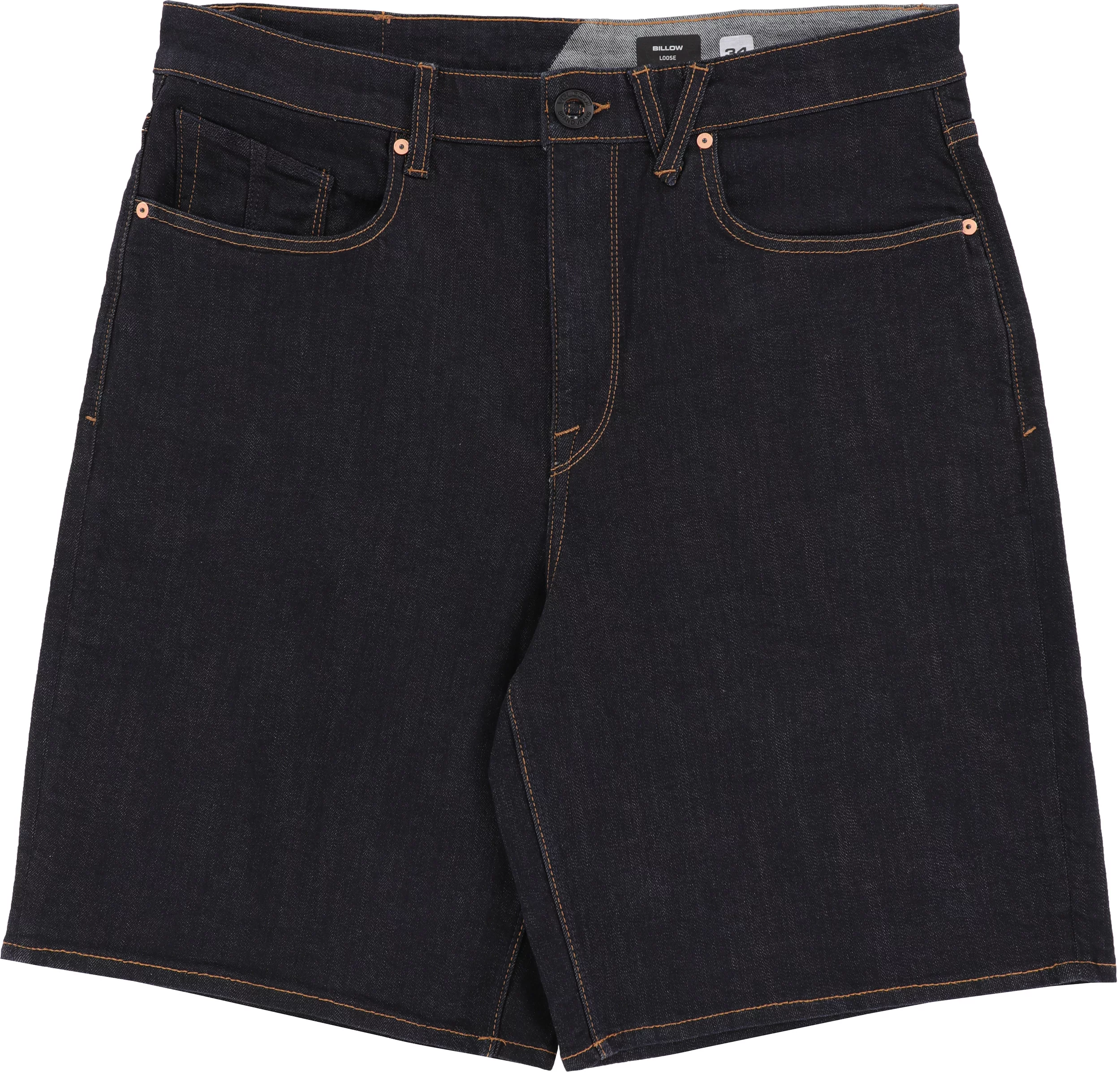 Volcom Billow Denim Shorts - rinse | Tactics