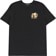 Volcom Curious Cat T-Shirt - washed black heather - front