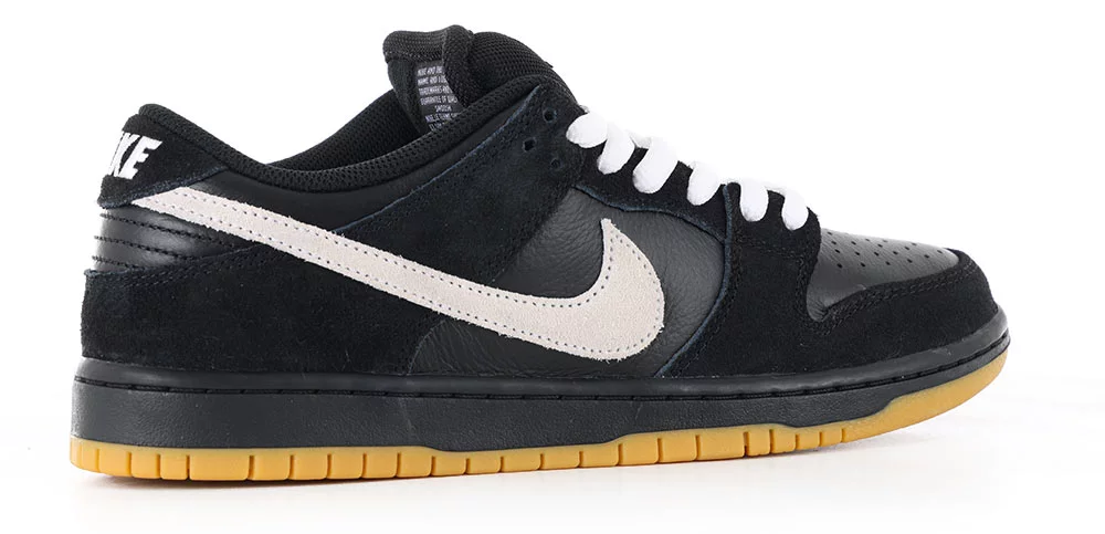 Nike SB Dunk Low Pro SB Skate Shoes - black/white-black  display picture 1